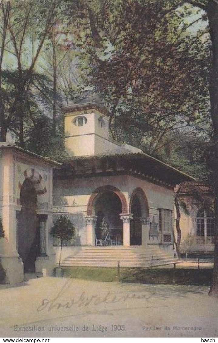 1850470Exposition Universelle De Liége 1905 Pavillon De Montenegro (voir Coins) - Autres & Non Classés