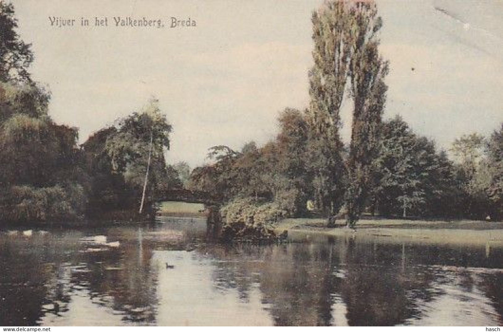 1850	423	Breda, Vijver In Het Valkenberg (rechtsboven Een Vouw) - Breda