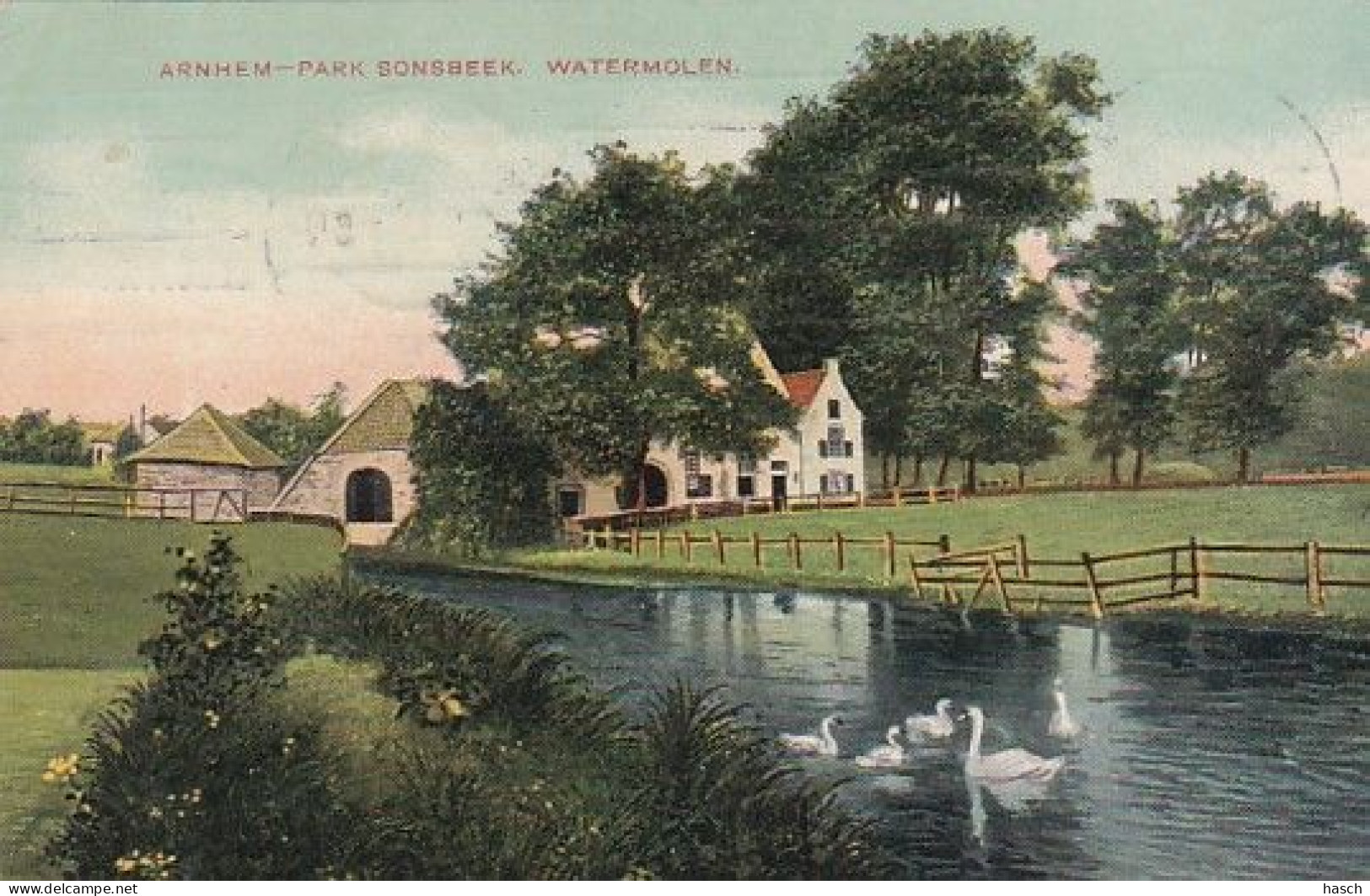 1850	327	Arnhem, Park Sonsbeek Watermolen  - Arnhem