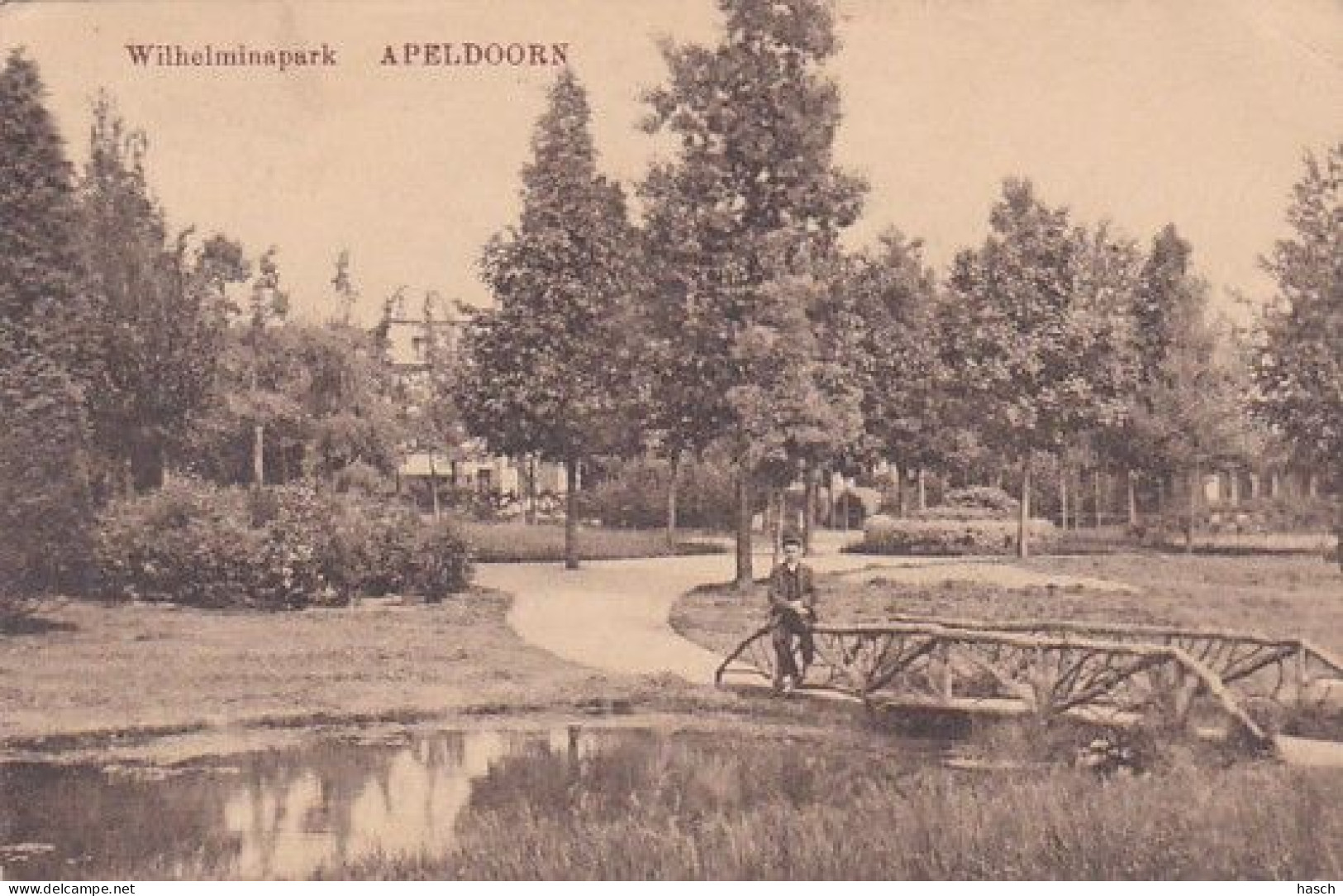 1850	322	Apeldoorn, Wilhelminapark (rechterhoek Boven Een  Kleine Vouw) - Apeldoorn
