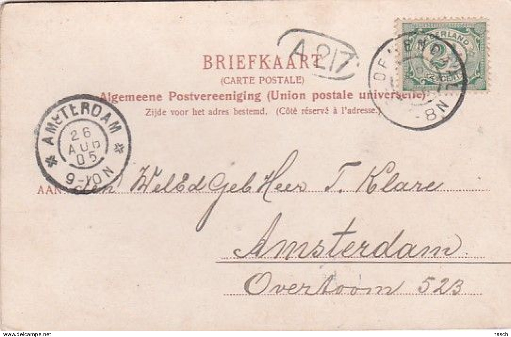 1850	312	Bloemendaal, Koepel Wildhoef (poststempel 1905) - Bloemendaal