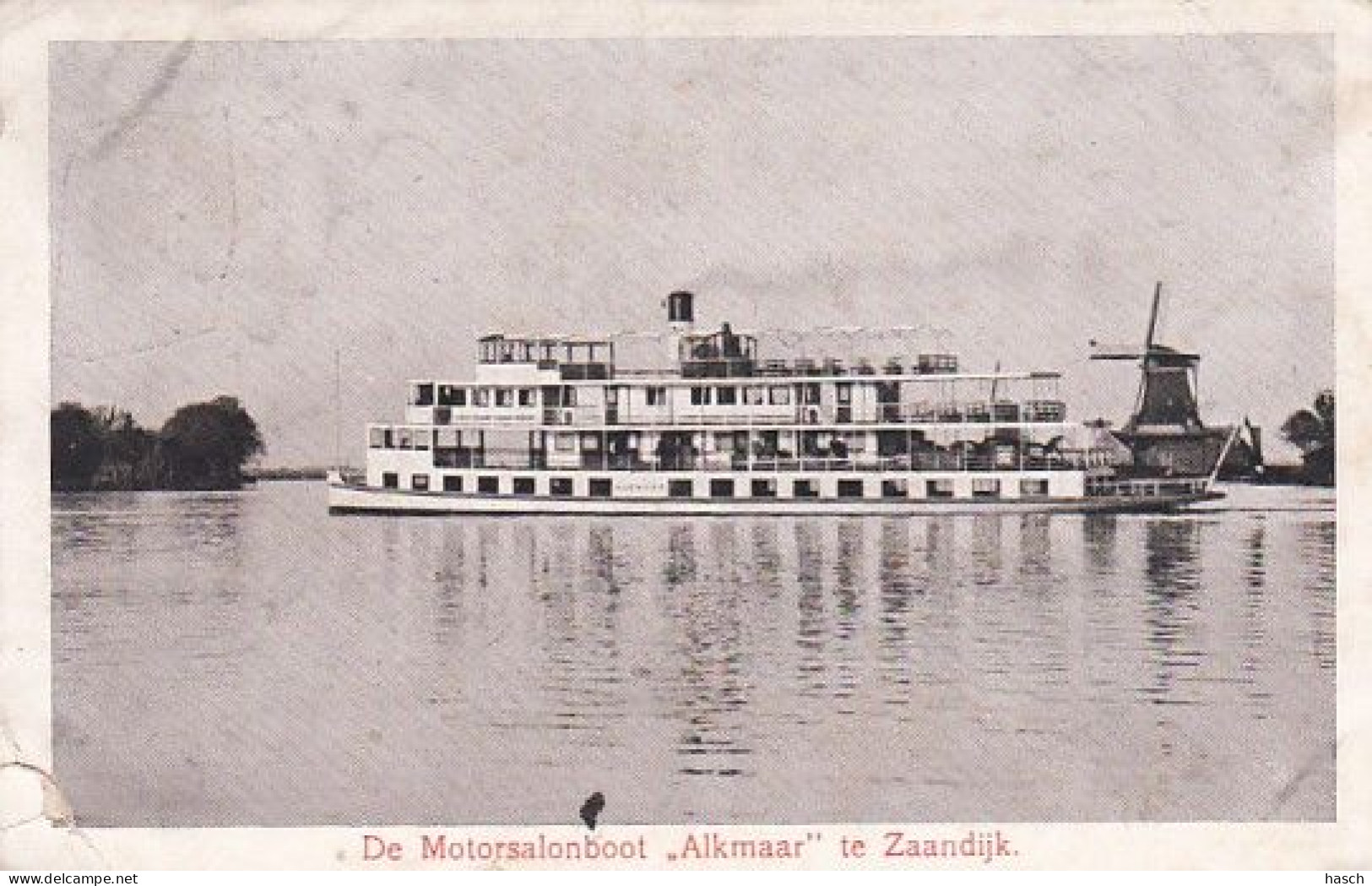 1850	204	Zaandijk, De Motorsalonboot ,,Alkmaar’’ (diverse Gebreken) - Zaanstreek