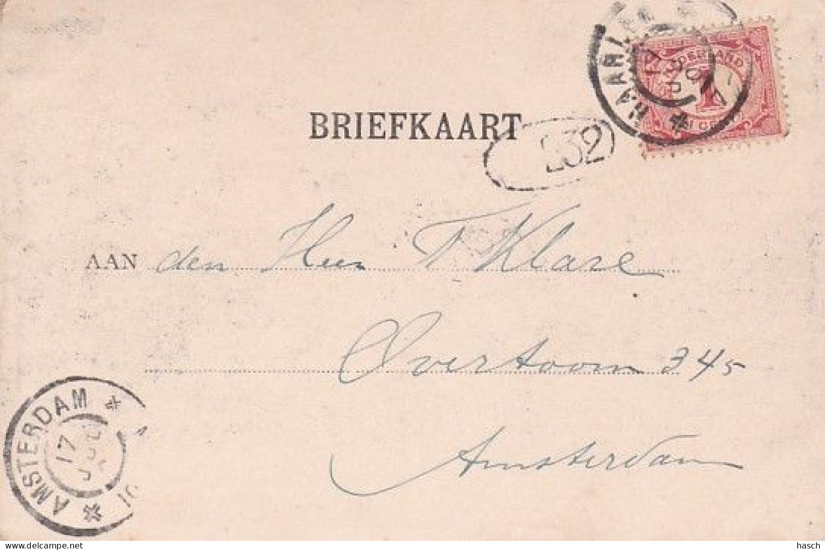 1850	211	Haarlem, Amsterdamsche Poort (poststempel 1901) - Haarlem