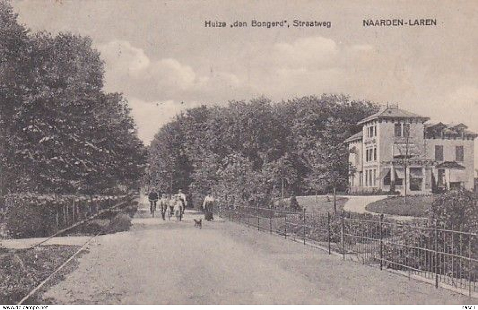 1850	191	Naarden Laren, Huize Den Bongerd (poststempel 1911) - Naarden