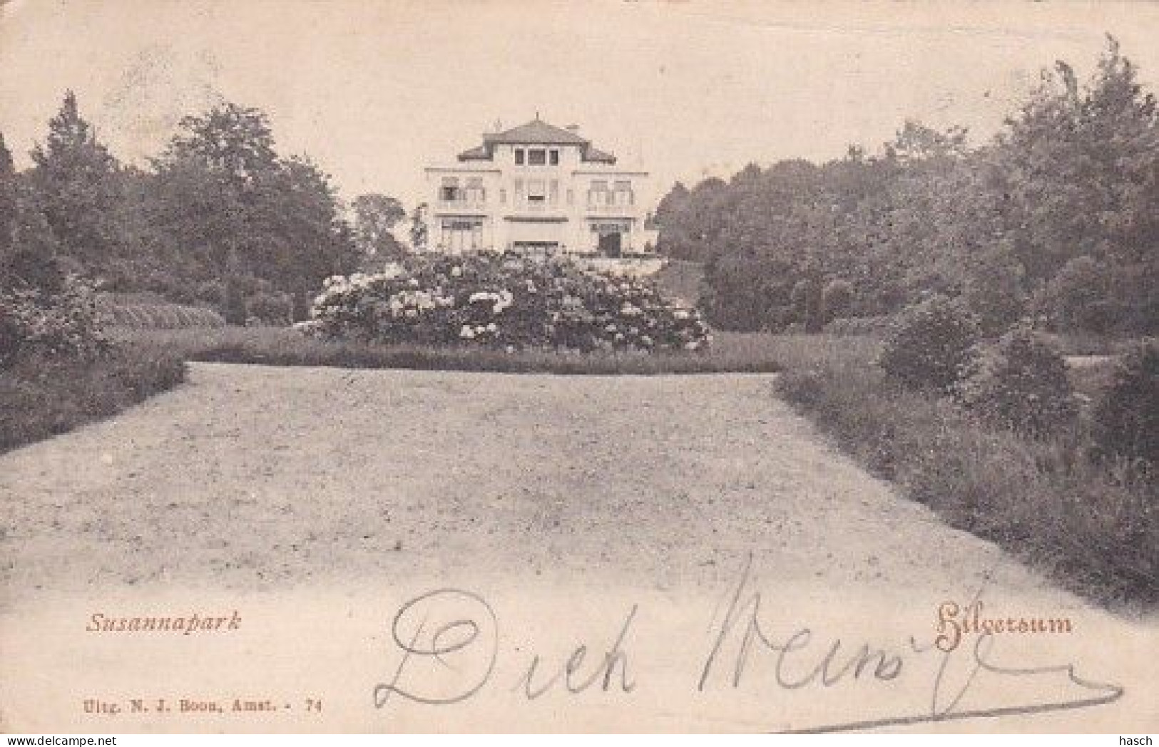 1850	282	Hilversum,  Susannapark (poststempel 1903)(rechtsboven Een Vouw) - Hilversum