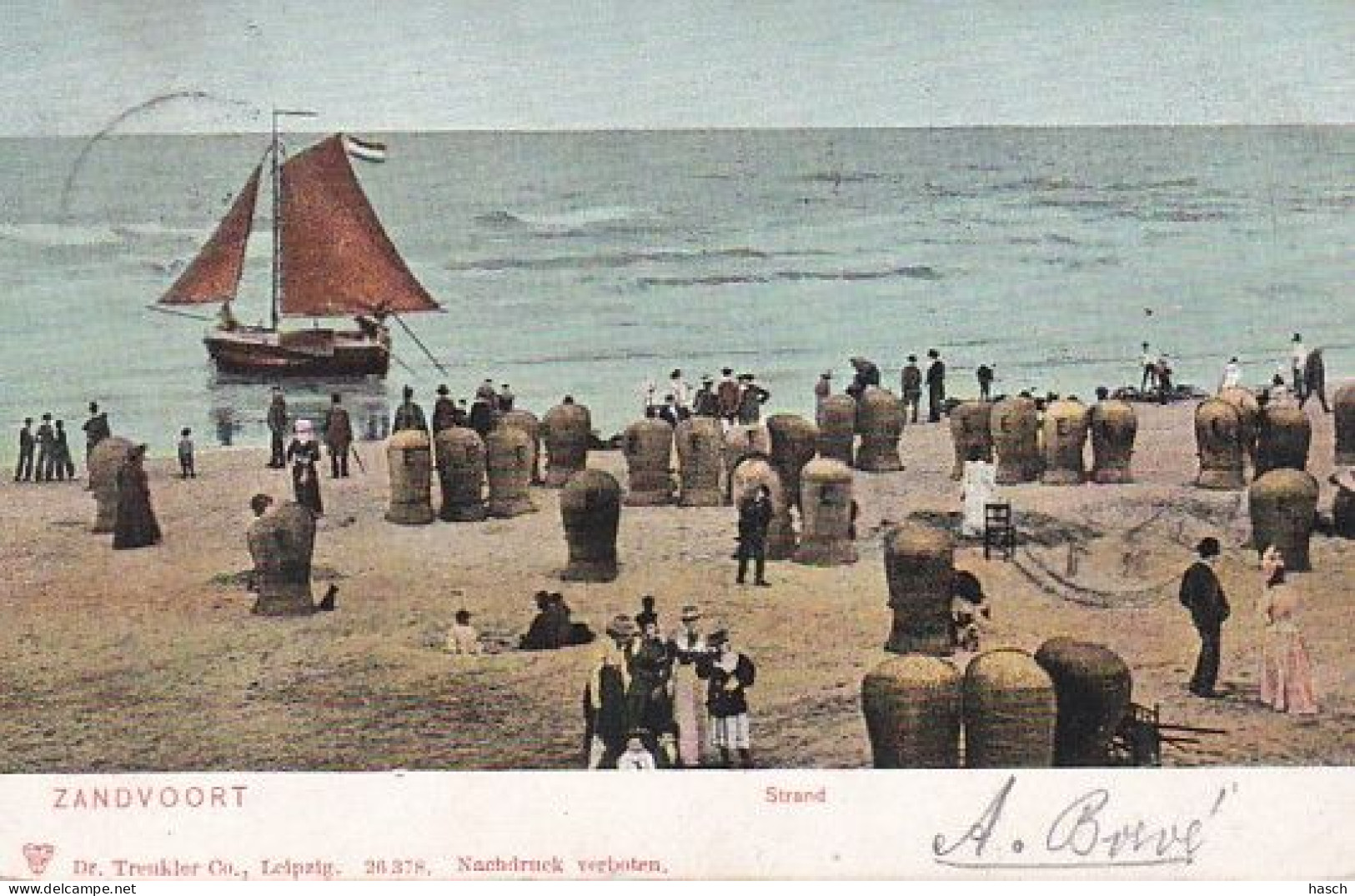 1850	171	Zandvoort, Strand (poststempel 1904) - Zandvoort