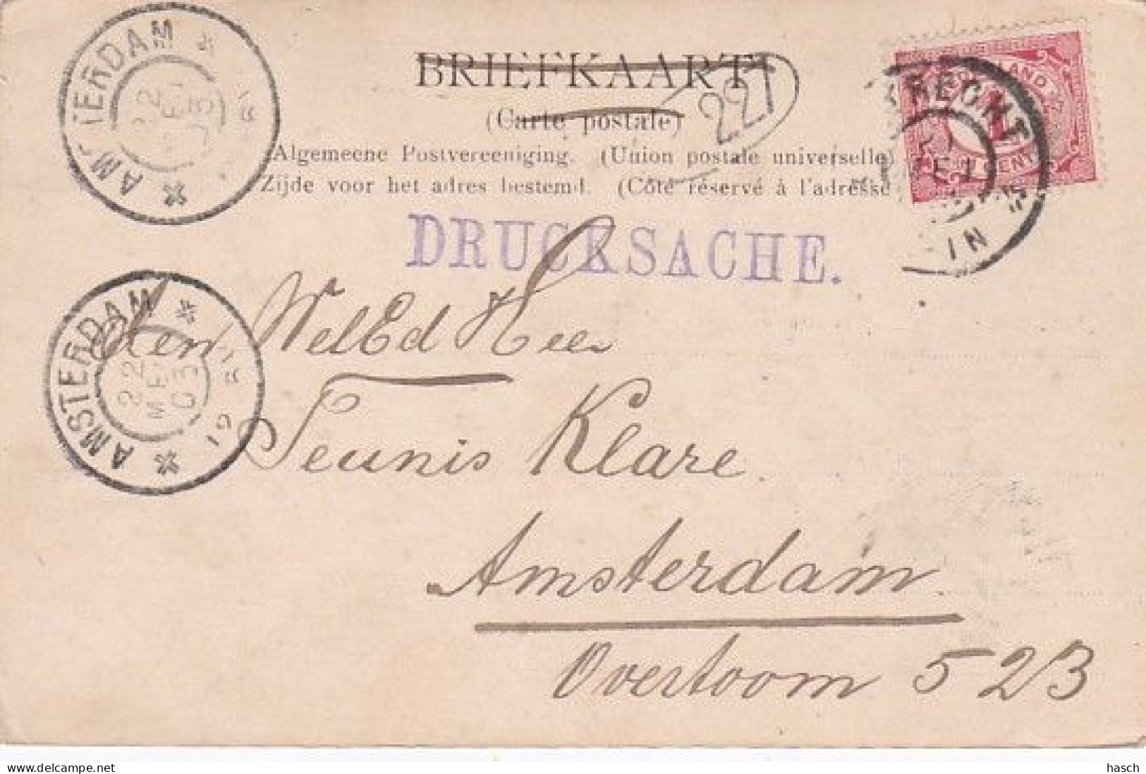 1850	160	Utrecht, Tolsteegsingel Met Physisch Laboratorium (poststempel 1903)(kleine Vouwen In De Hoeken) - Utrecht