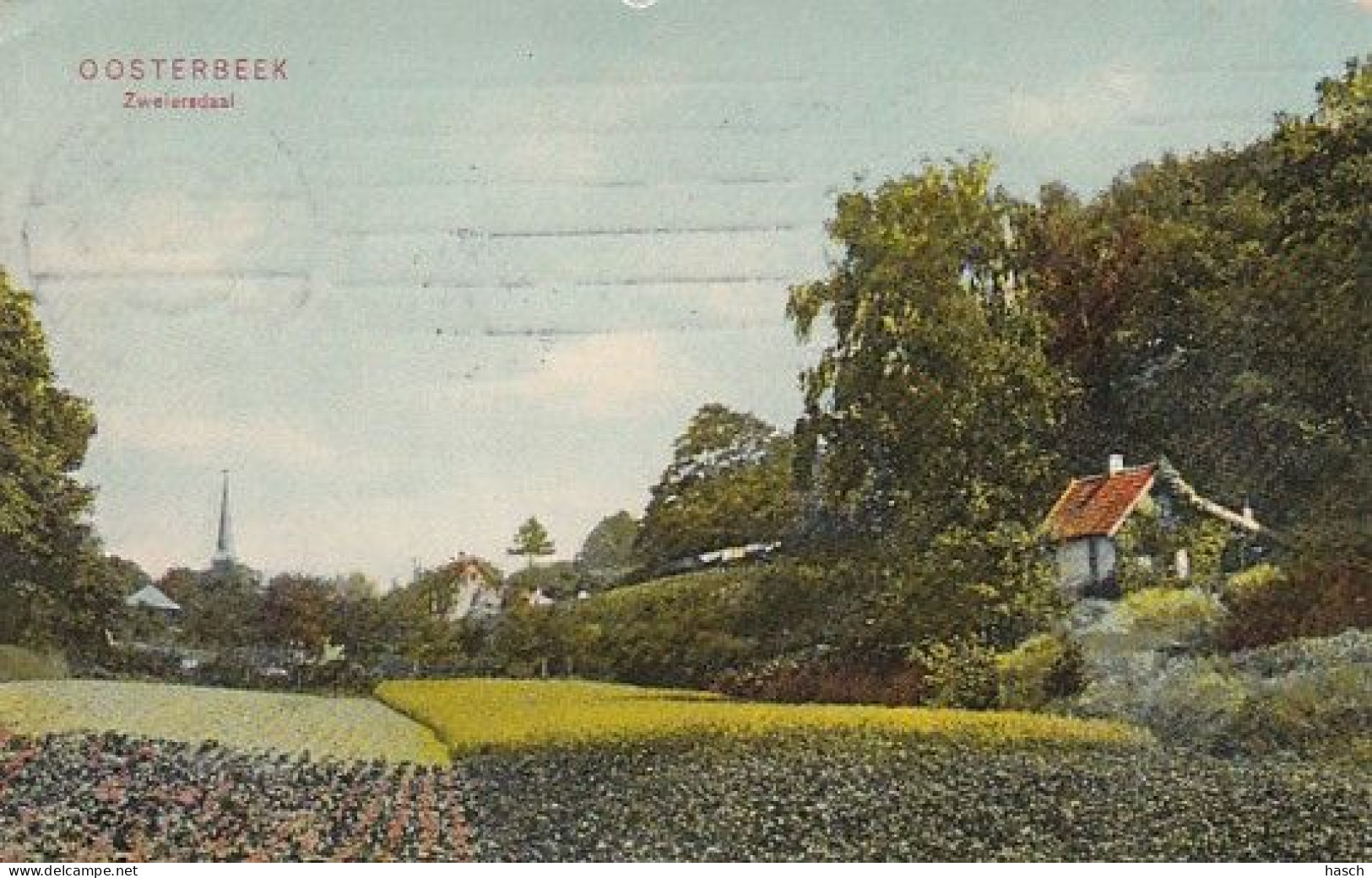 1850	153	Oosterbeek, Zweiersdaal (poststempel 1910) - Oosterbeek