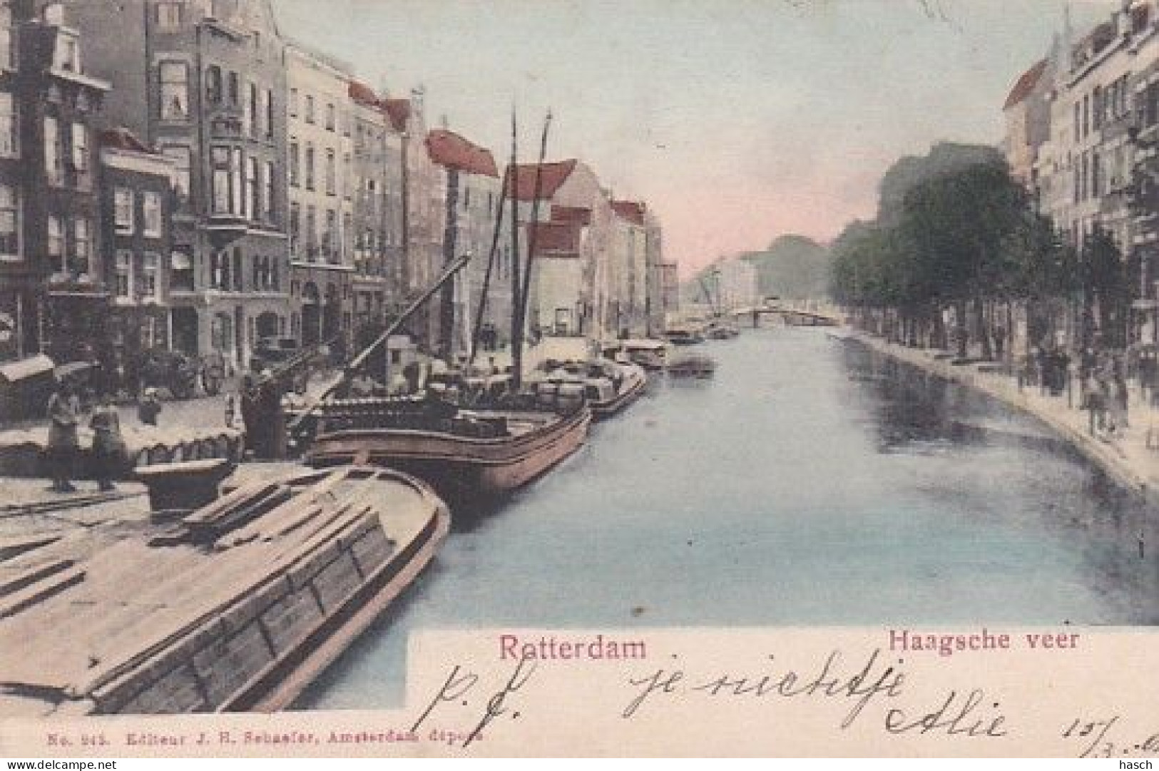 1850	147	Rotterdam, Haagsche Veer (poststempel 1904) - Rotterdam