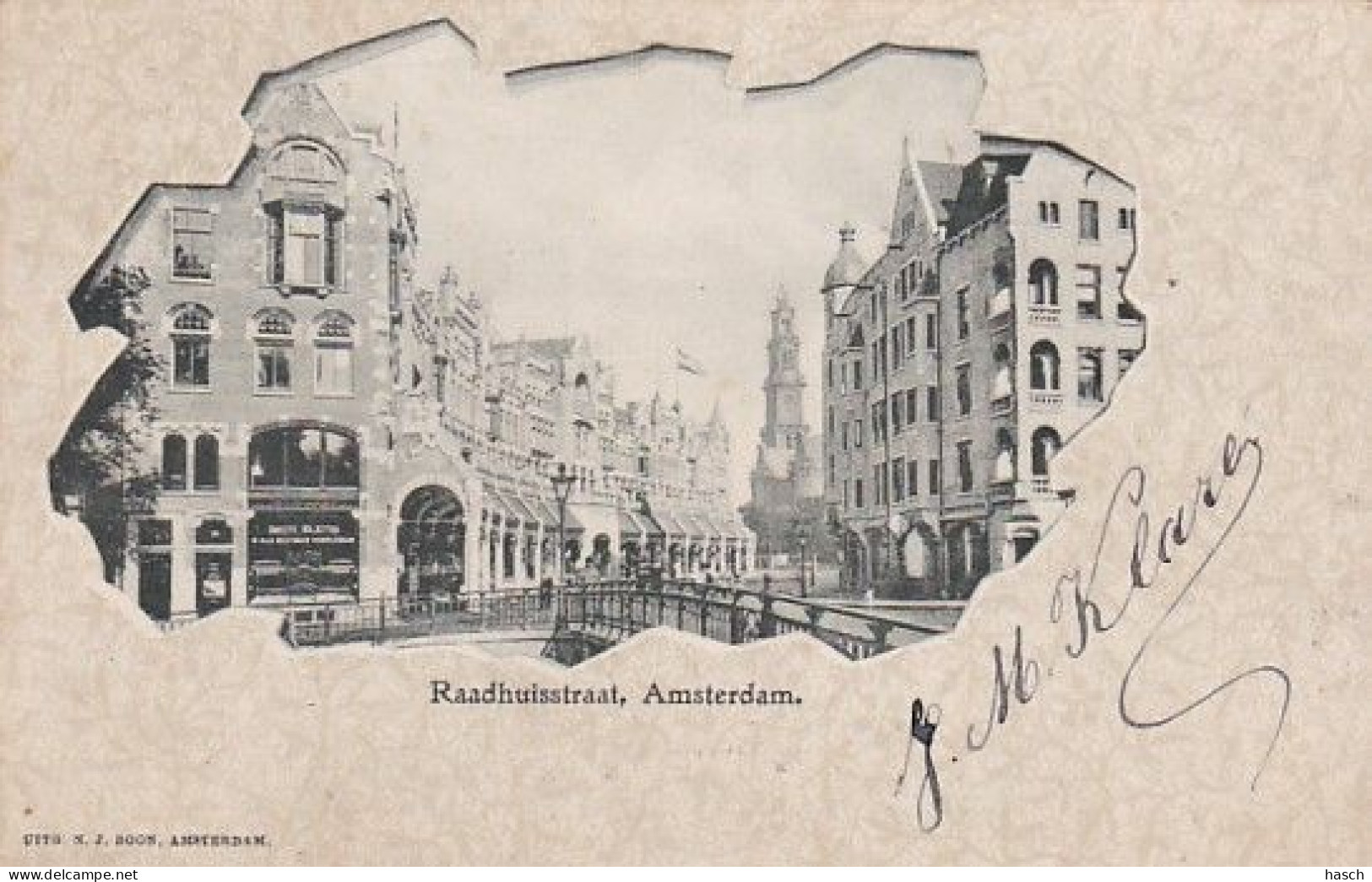1850	117	Amsterdam, Raadhuisstraat (poststempel 1900) - Amsterdam