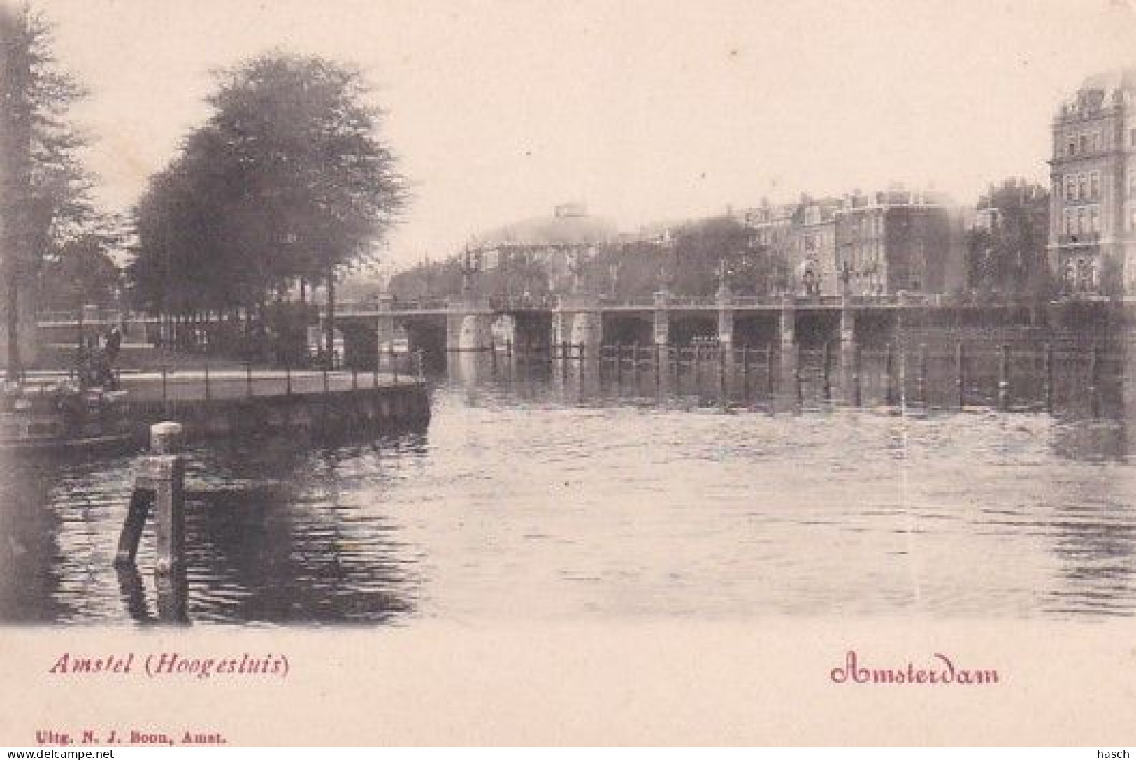 1850	110	Amsterdam, Amstel (Hoogesluis)(rechter Boven Hoek Een Minuscuul Vouwtje) - Amsterdam