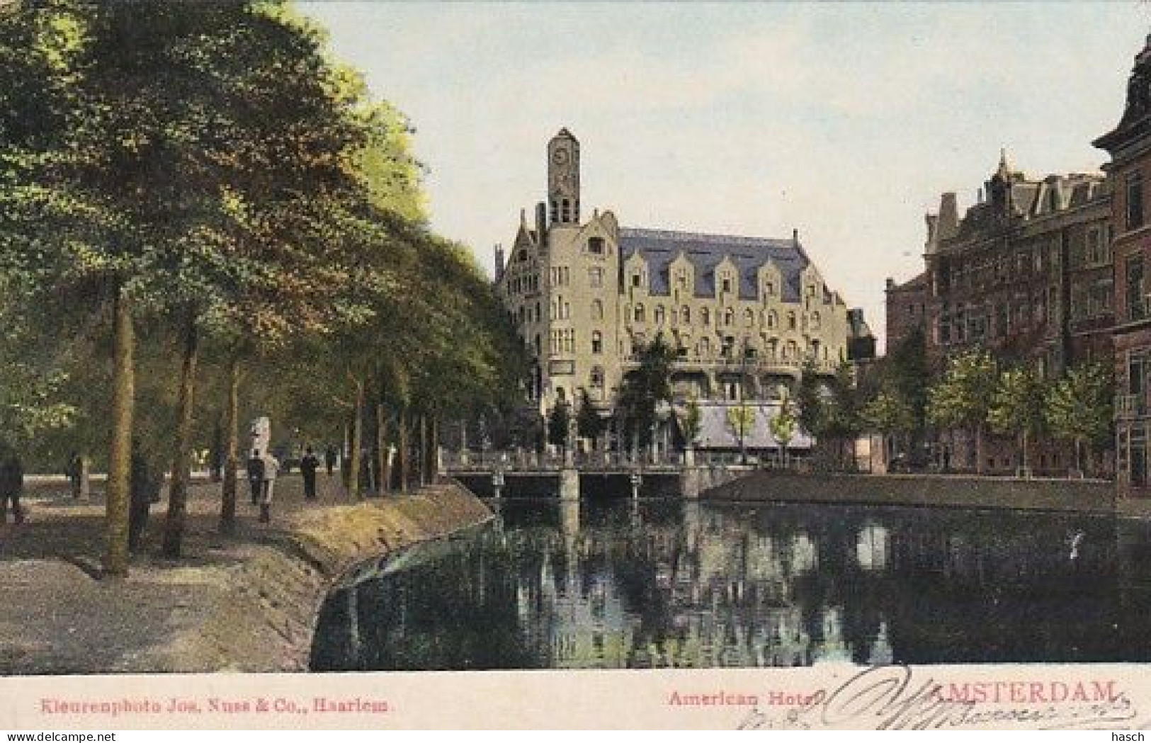 1850	86	Amsterdam, American Hotel (poststempel 1906) - Amsterdam