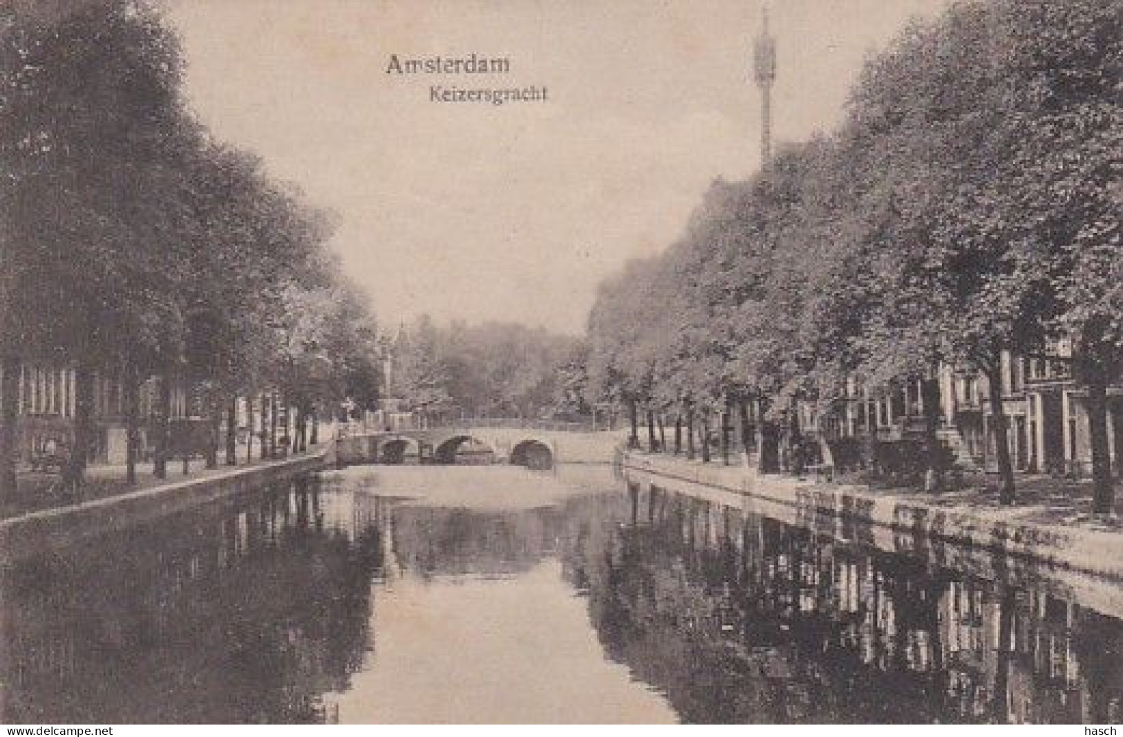 1850	80	Amsterdam, Keizersgracht (poststempel 1921) - Amsterdam