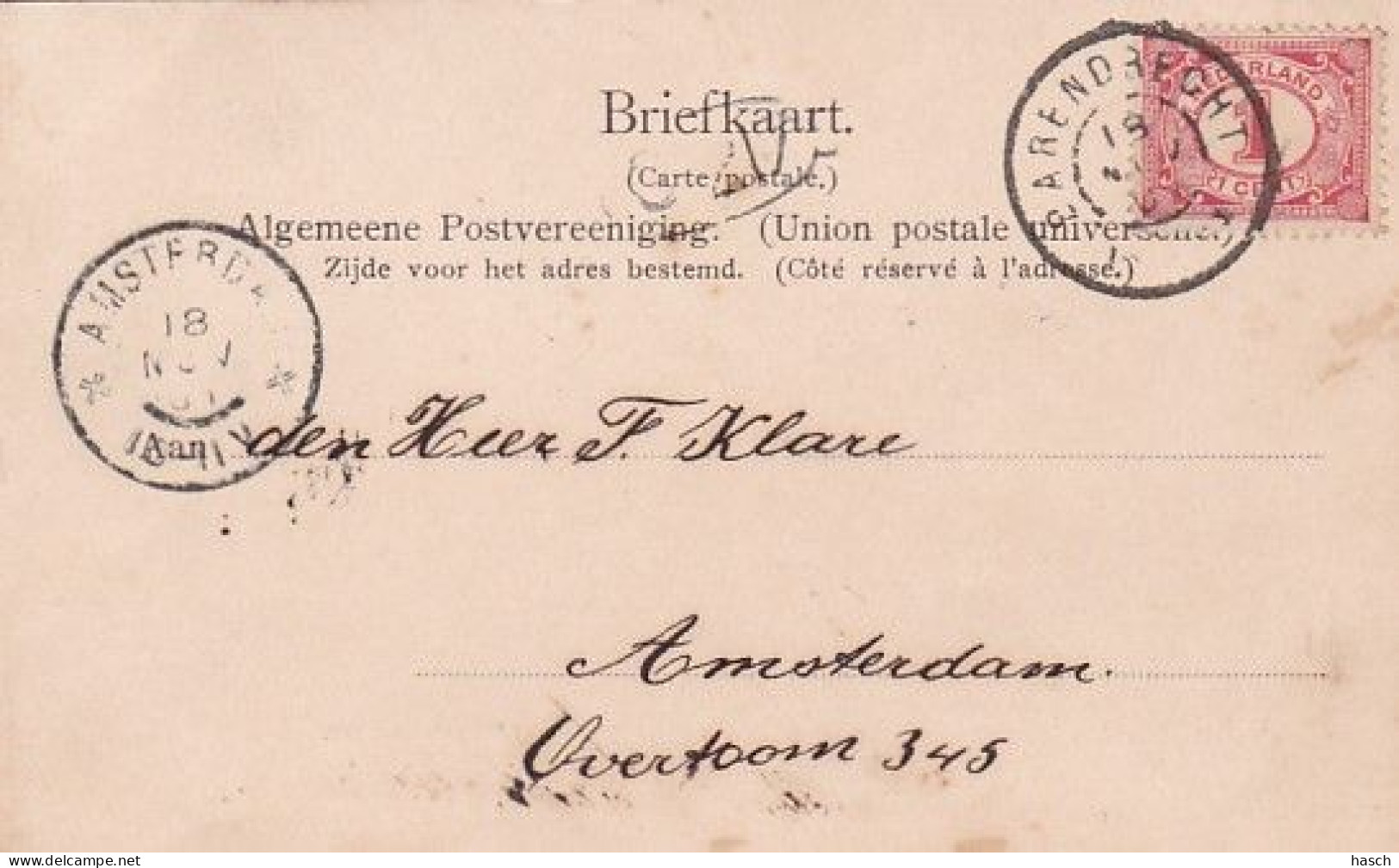1850	41	Rotterdam, Regentessenbrug ((poststempel 1901) - Rotterdam
