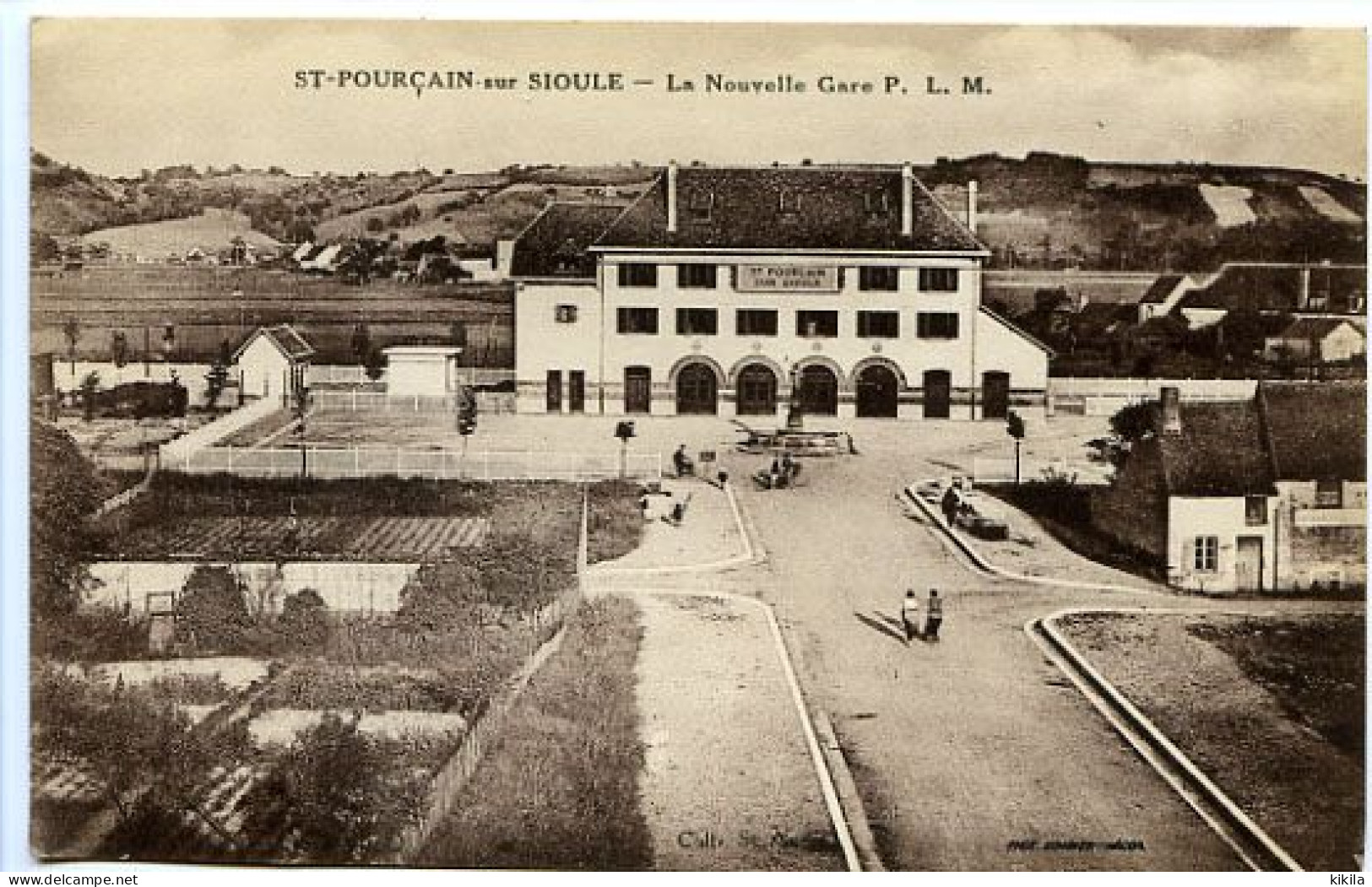 CPSM 9 X 14 Allier Saint Pourçain-sur-Sioule  La Nouvelle Gare P.L.M. - Autres & Non Classés