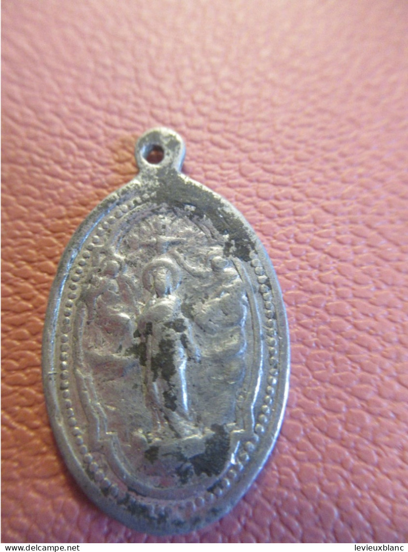 Médaille Religieuse Ancienne / Coeur Du Christ/ Vierge à L'Enfant/ Origine à Déterminer/ Début XXéme            MDR45 - Religion & Esotericism