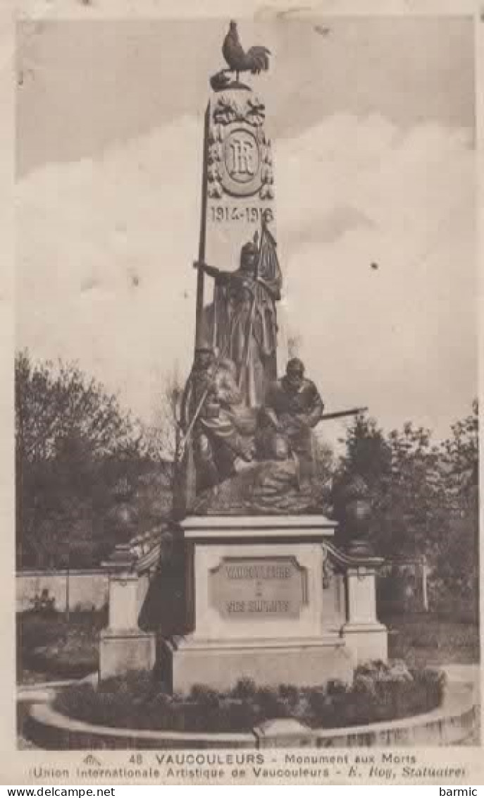 VAUCOULEURS, MONUMENT AUX MORTS  REF 16387 - Kriegerdenkmal