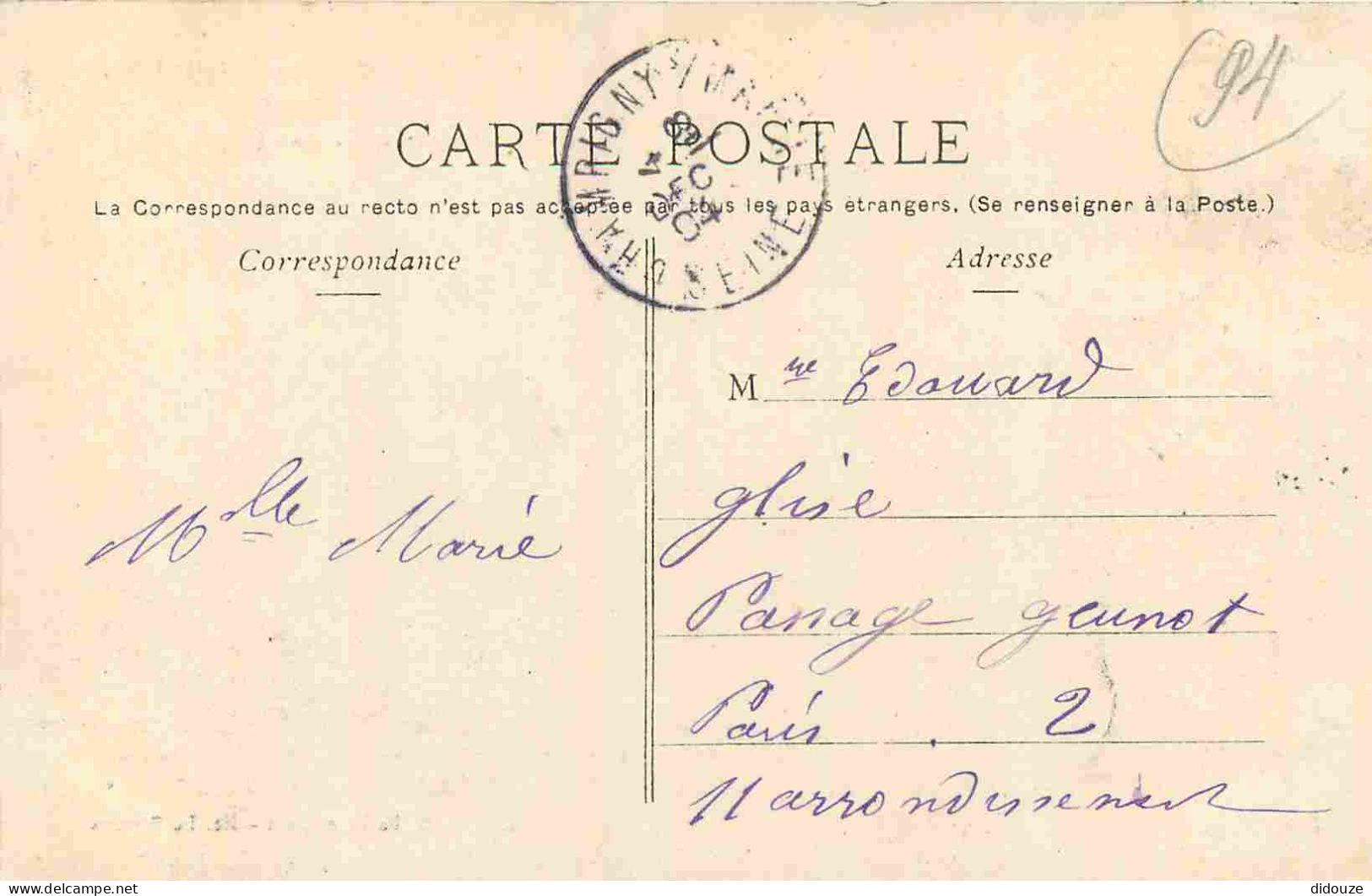 94 - Bry Sur Marne - Le Lendemain De La Bataille De Champigny à Bry Sur Marne 1870 - Croix Rouge - Militaria - CPA - Obl - Bry Sur Marne