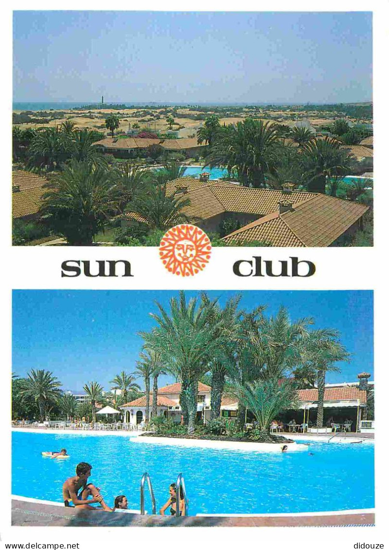 Espagne - Espana - Islas Canarias - Gran Canaria - Sun Club - Multivues - Hotel - Piscine - Architecture - CPM - Voir Sc - Gran Canaria