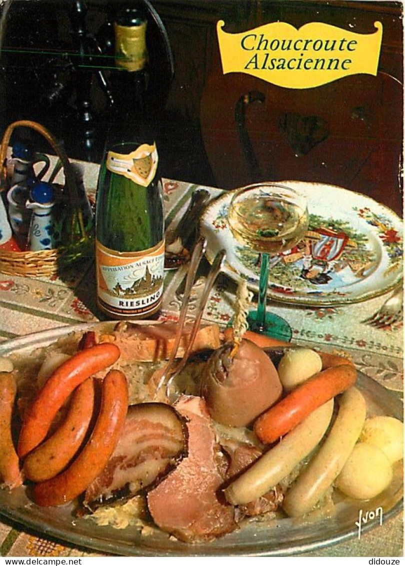 Recettes De Cuisine - Choucroute Alsacienne - Choucroute Alsacienne - Gastronomie - CPM - Voir Scans Recto-Verso - Recettes (cuisine)