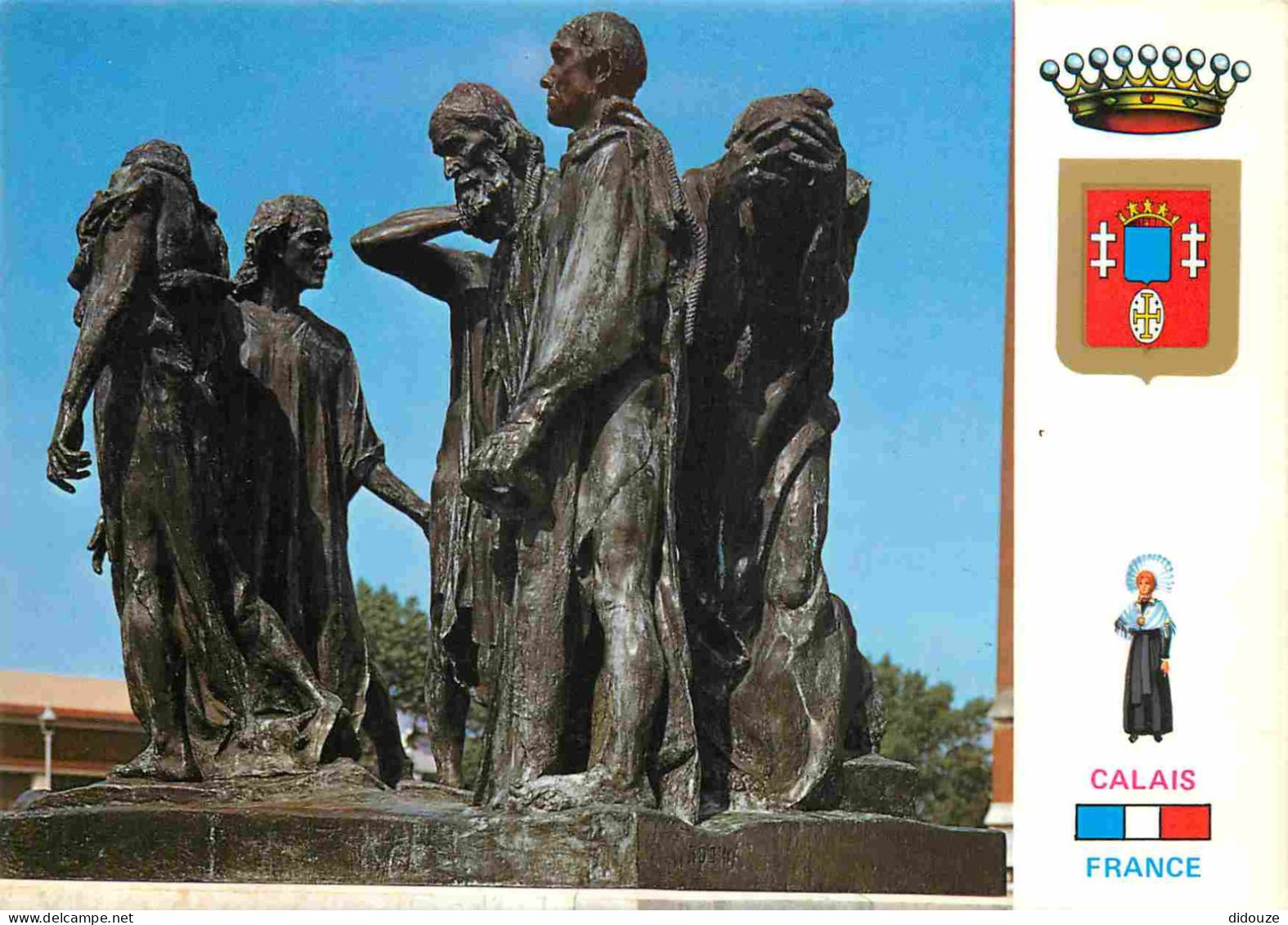 62 - Calais - Les Bourgeois De Calais De Rodin - Art Sculpture - CPM - Voir Scans Recto-Verso - Calais