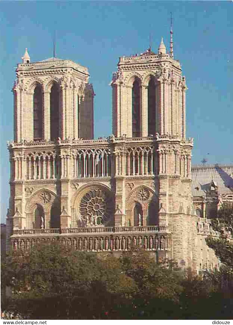75 - Paris - Cathédrale Notre Dame - Vue Depuis Le Quai Saint-Michel - Carte Neuve - CPM - Voir Scans Recto-Verso - Notre Dame De Paris