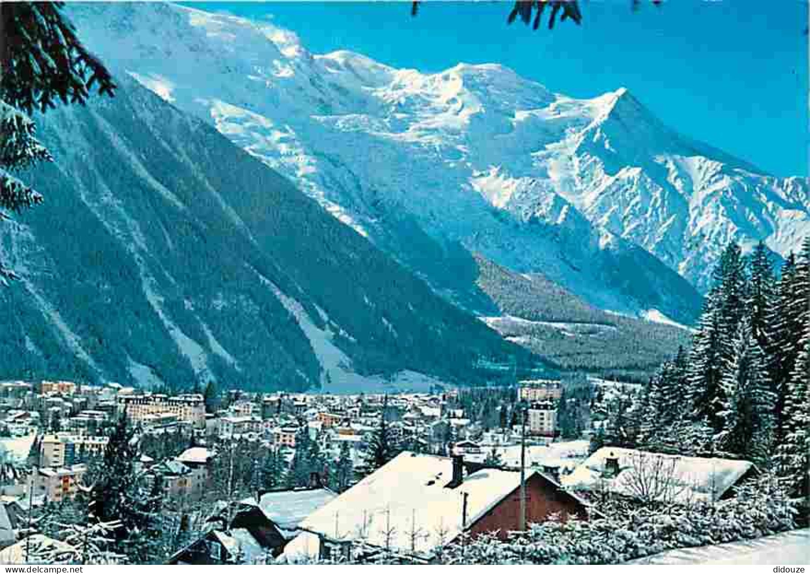 74 - Chamonix - Mont-Blanc - Vue Générale - Le Mont-Blanc En Hiver - Neige - Hiver - CPM - Voir Scans Recto-Verso - Chamonix-Mont-Blanc