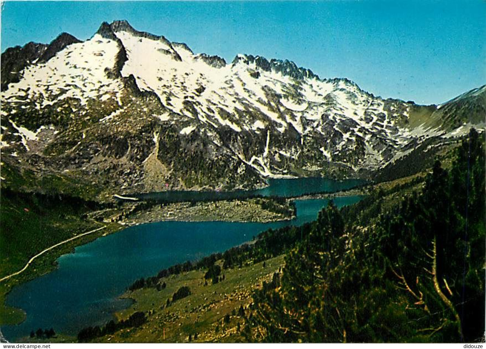 65 - Hautes Pyrénées - Vallée D'Aure - Face Nord Du Néouvielle (3092 M.) - Les Lacs D'Aumar (2193 M.) Et D'Aubert (2150  - Autres & Non Classés