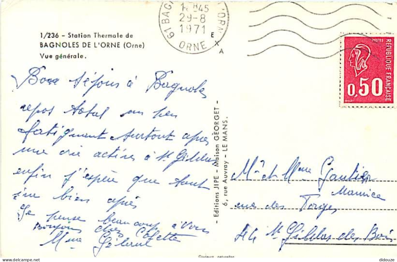61 - Bagnoles De L'Orne - Vue Générale Aérienne - CPM - Voir Scans Recto-Verso - Bagnoles De L'Orne
