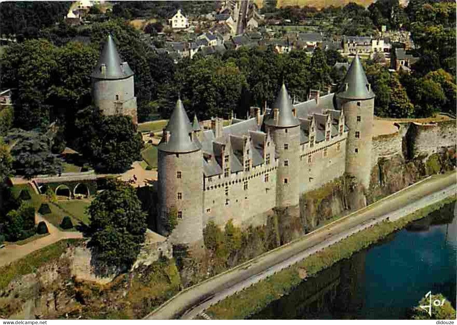 56 - Josselin - Le Château - L'Oust - Vue Aérienne - Carte Neuve - CPM - Voir Scans Recto-Verso - Josselin