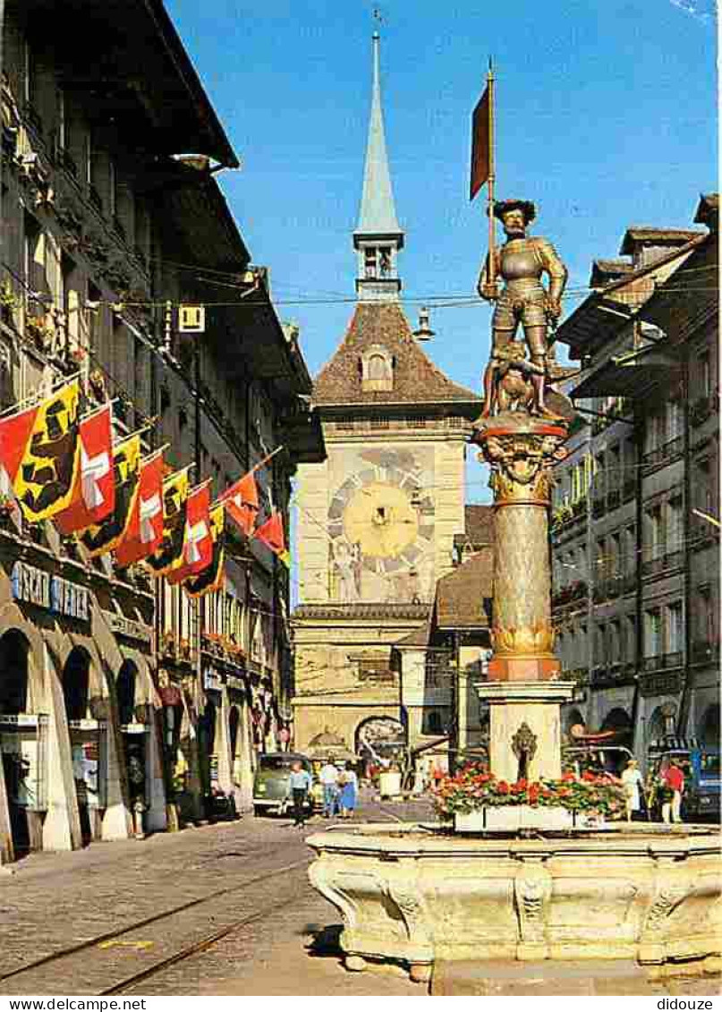 Suisse - Berne - La Fontaine De L'Archer Et La Tour De L'Horloge - CPM - Voir Scans Recto-Verso - Other & Unclassified