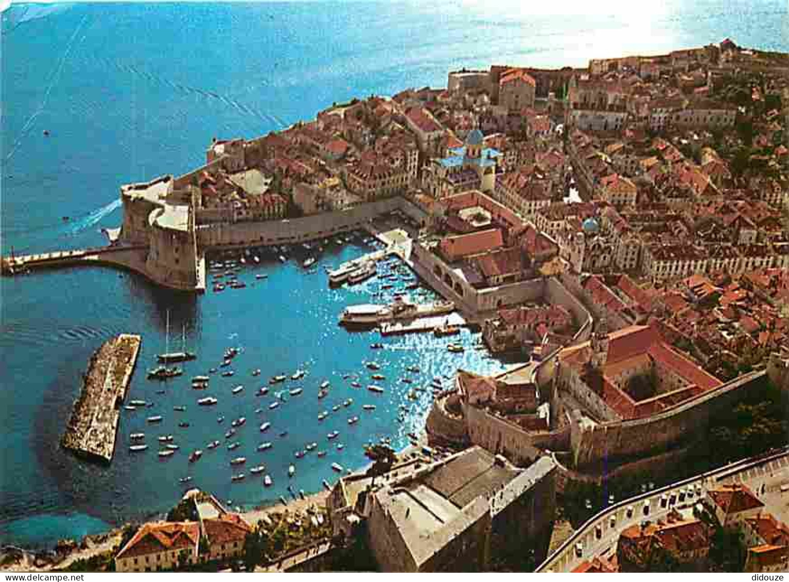 Yougoslavie - Dubrovnik - Le Vieux Port De La Cité - Vue Aérienne - CPM - Voir Scans Recto-Verso - Yugoslavia