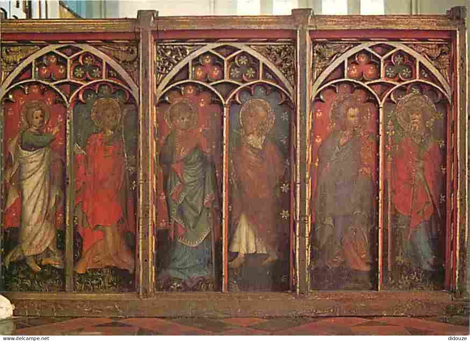 Art - Peinture Religieuse - From The Rood-screen Of The Church Of St James The Great - Castle Acre - Norfolk - CPM - Voi - Tableaux, Vitraux Et Statues