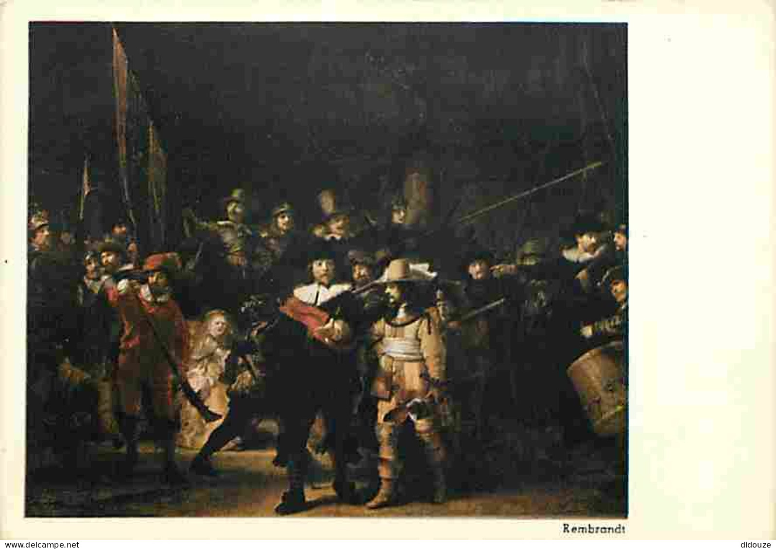 Art - Peinture - Rembrandt Harmensz Van Rijn - La Ronde De Nuit - Amsterdam - Rijksmuseum - CPM - Voir Scans Recto-Verso - Paintings