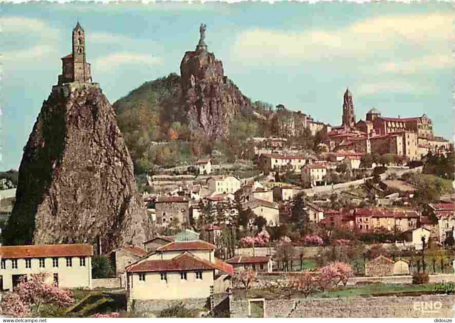 43 - Le Puy En Velay - Vue Générale - Rocher D'Aiguilhe - Chapelle Saint Michel - Rocher Corneille - Statue De Notre-Dam - Le Puy En Velay