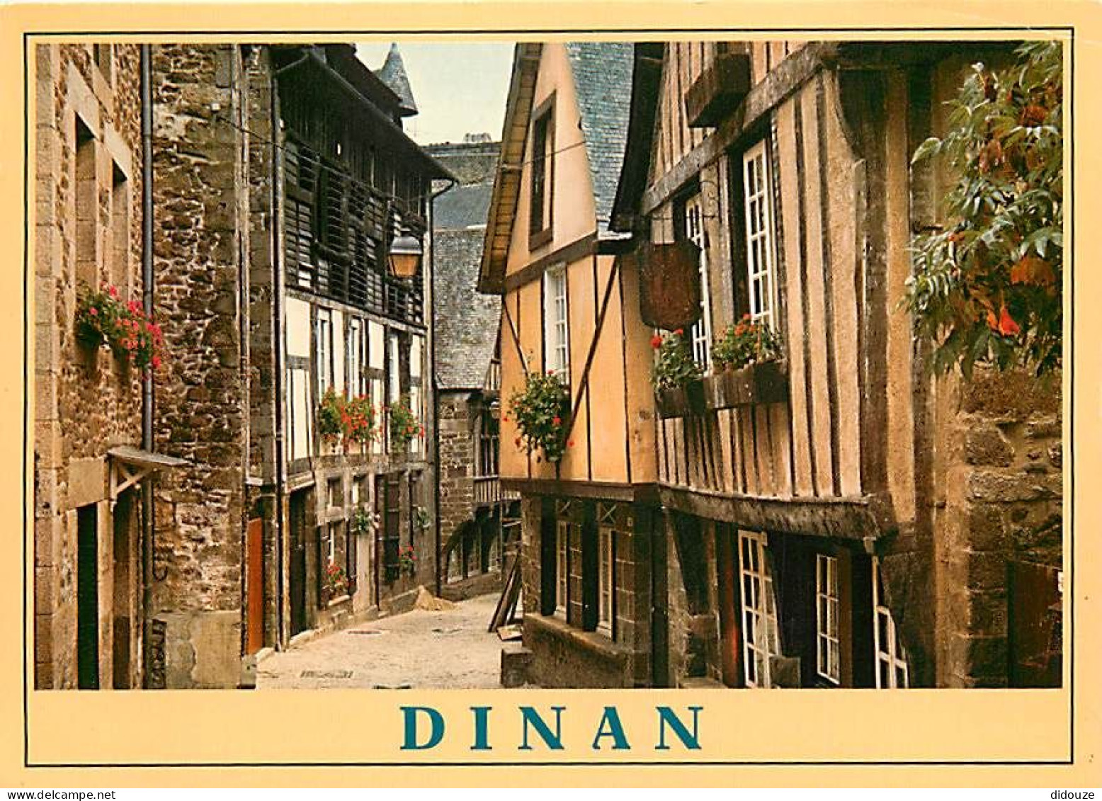 22 - Dinan - Les Vieilles Maisons à Pignons De La Rue Du Jerzual - CPM - Voir Scans Recto-Verso - Dinan