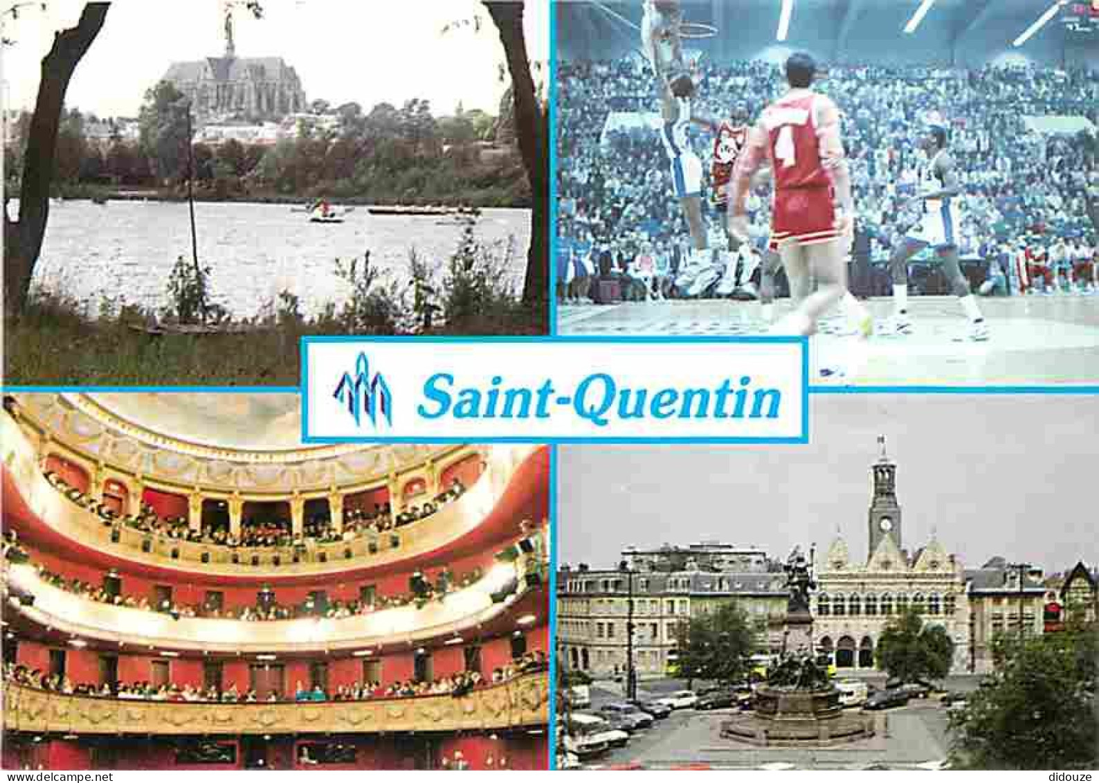 02 - Saint Quentin - Multivues - SQBB Basket - CPM - Voir Scans Recto-Verso  - Saint Quentin