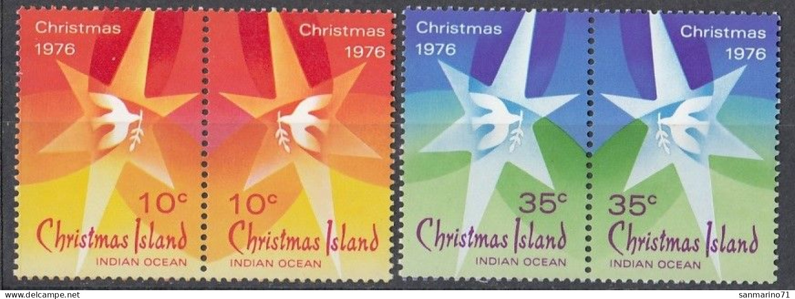 CHRISTMAS ISLAND 65-68,unused (**) Christmas 1976 - Christmas Island