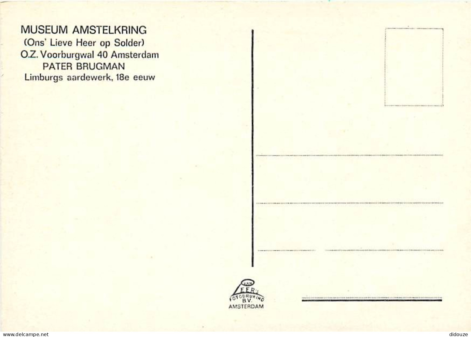 Pays-Bas - Nederland - Amsterdam - Museum Amstelkring - CPM - Voir Scans Recto-Verso - Amsterdam