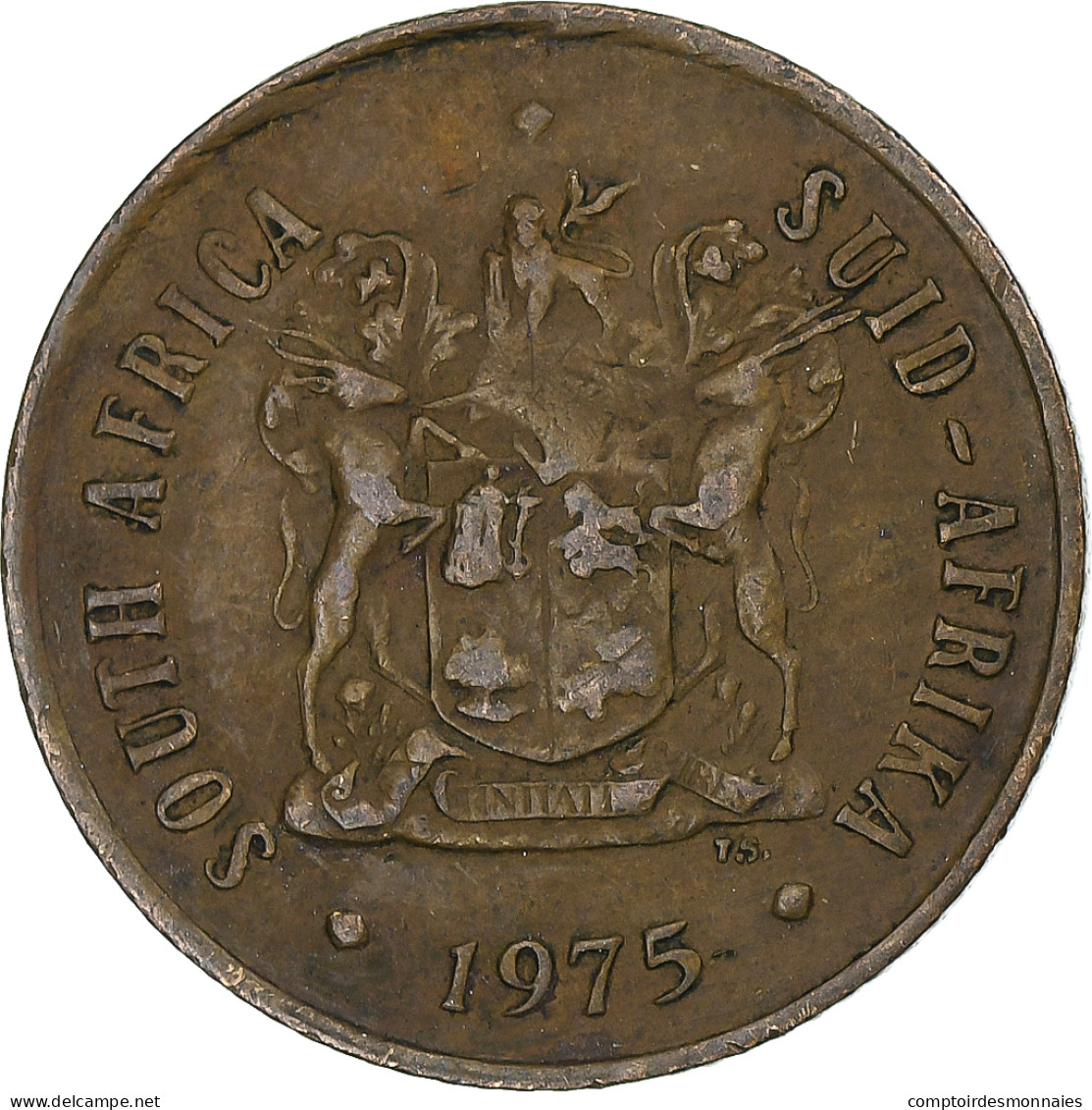 Afrique Du Sud, 2 Cents, 1975 - Südafrika