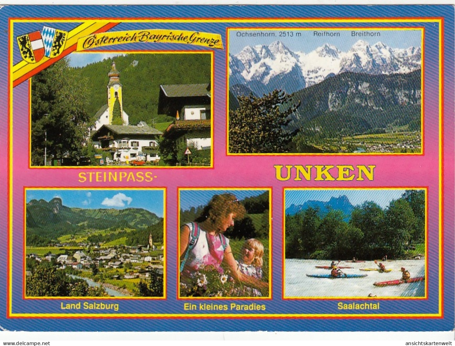 Unken, Salzburg, Mehrbildkarte Gl1992 #G4965 - Autres & Non Classés