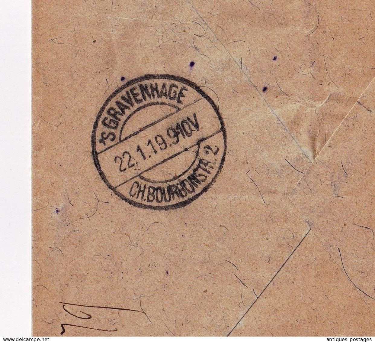 Registered 1919 Helsinki Finlande Finland Helsingin Suomalainen Kirjakauppa Osakeyhtiö Den Haag  's-Gravenhage - Lettres & Documents