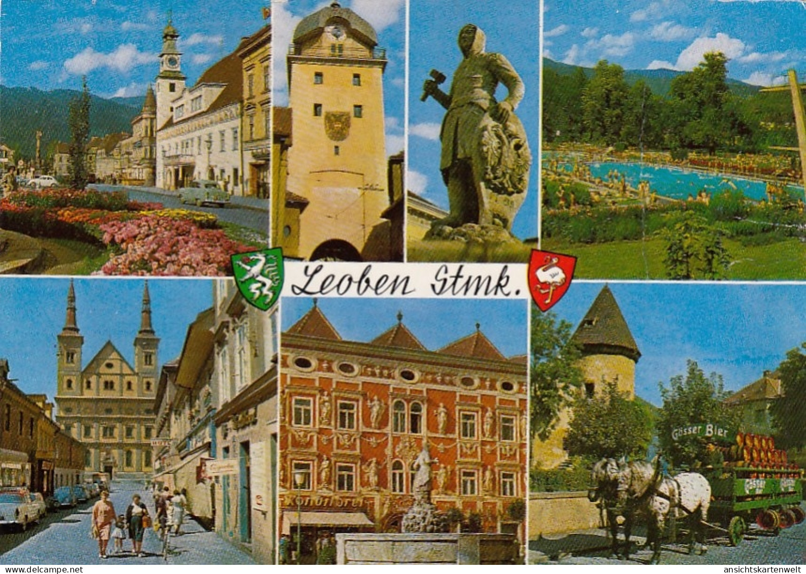 Leoben, Steiermark, Mehrbildkarte Gl1989 #G4969 - Sonstige & Ohne Zuordnung