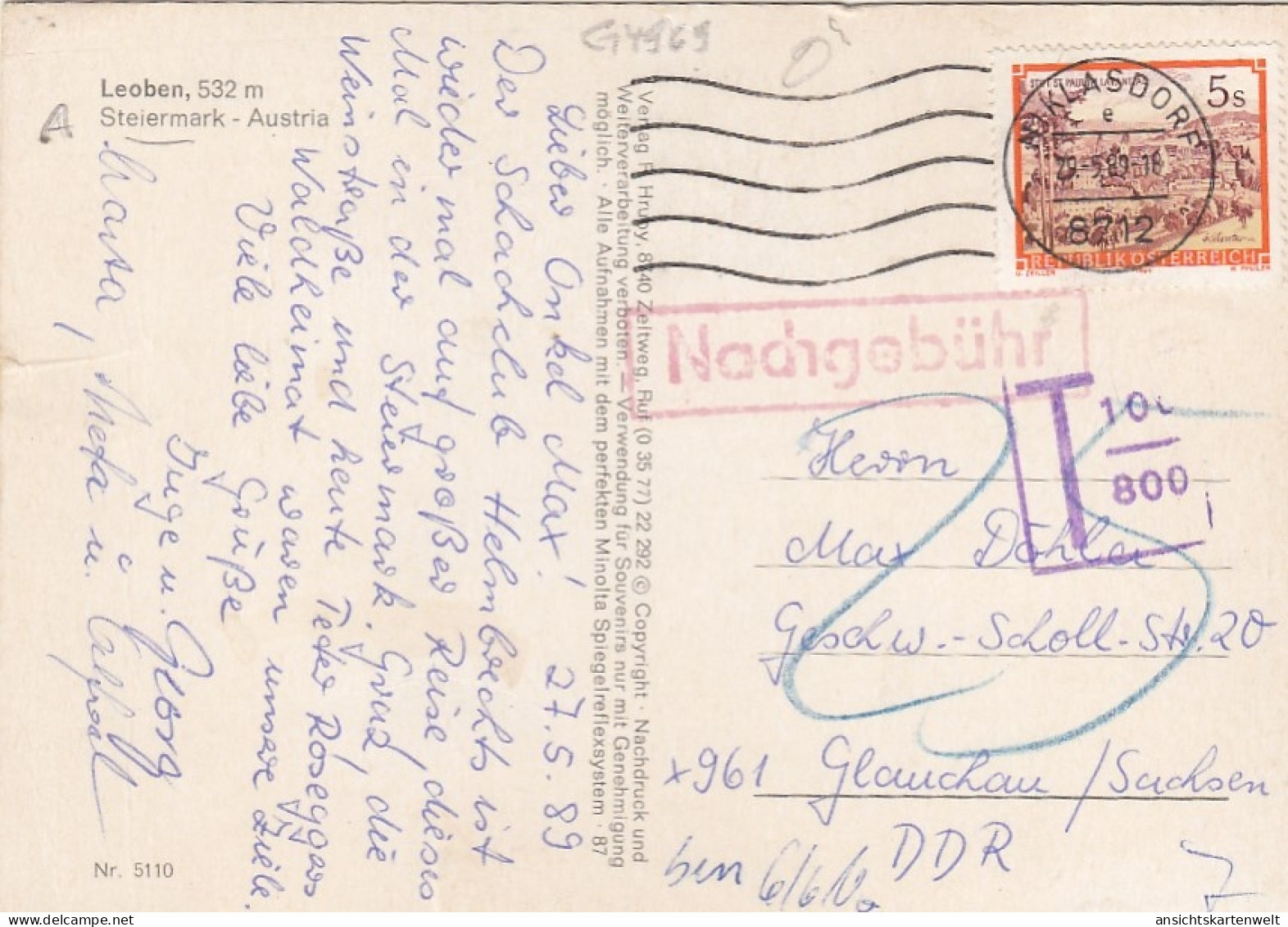 Leoben, Steiermark, Mehrbildkarte Gl1989 #G4969 - Sonstige & Ohne Zuordnung