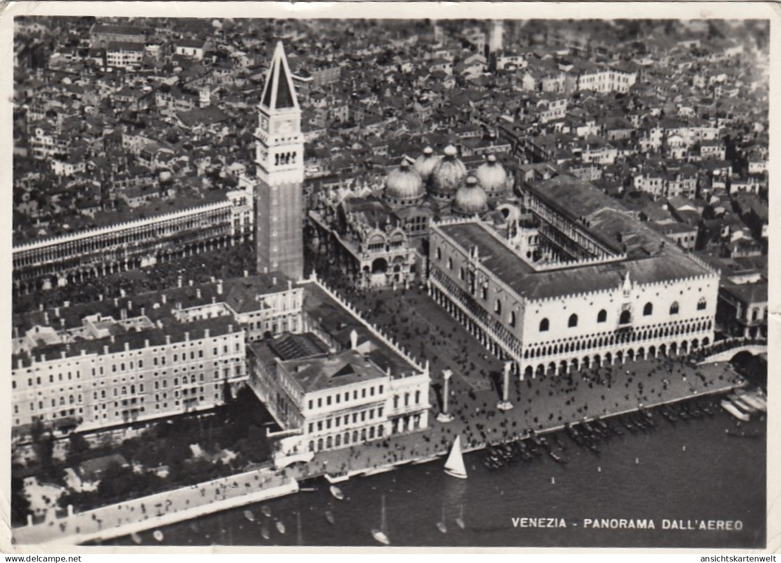 Venezia, Panorama Dall'Aereo Gl1950 #G5244 - Autres & Non Classés