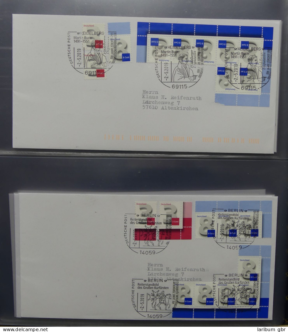 BRD Sammlung aktueller Erstagsbriefe aus 2018-2019 #LW823