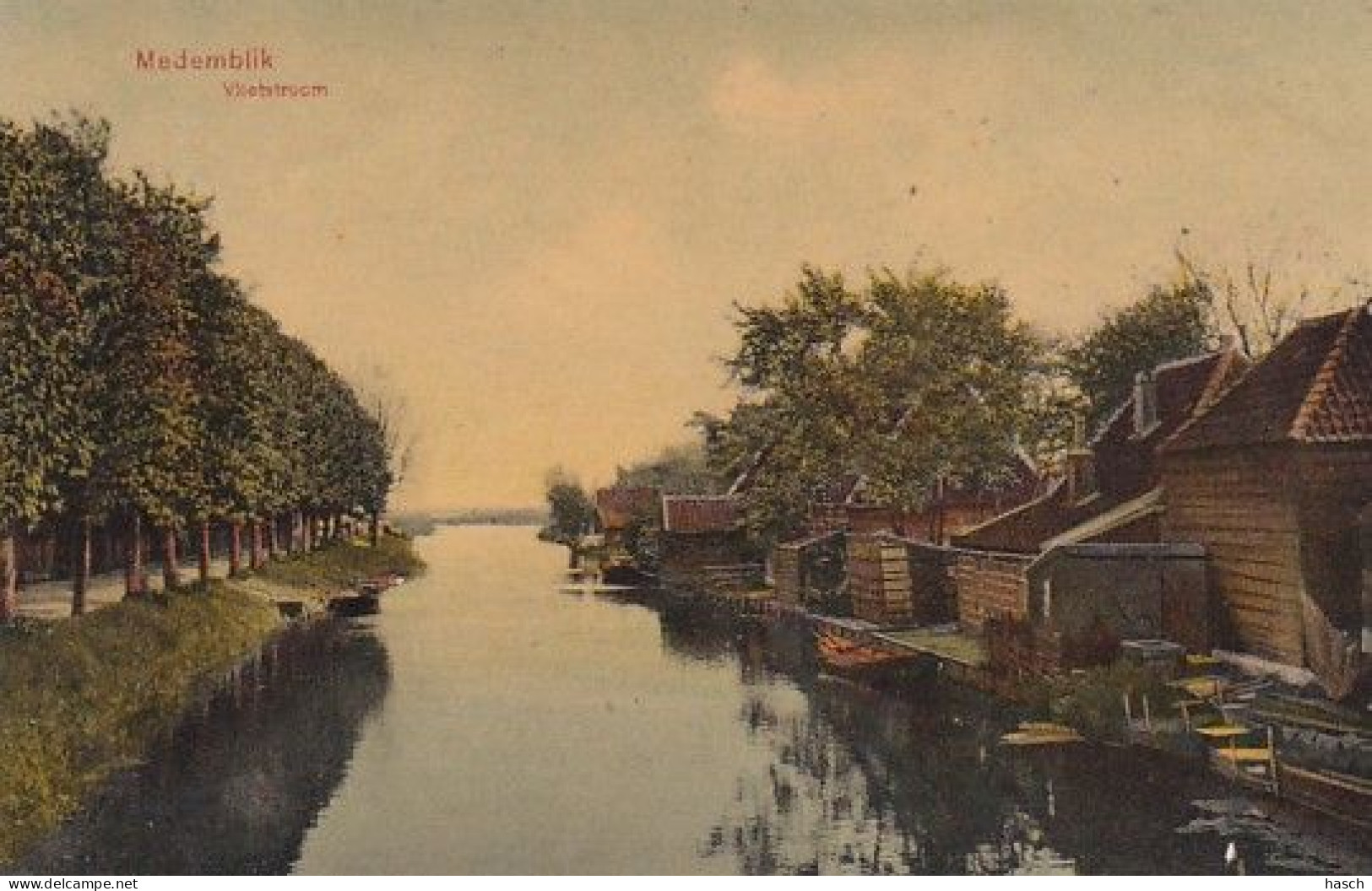 1854	169	Medemblik, Vlietstroom (zie Achterkant) - Medemblik