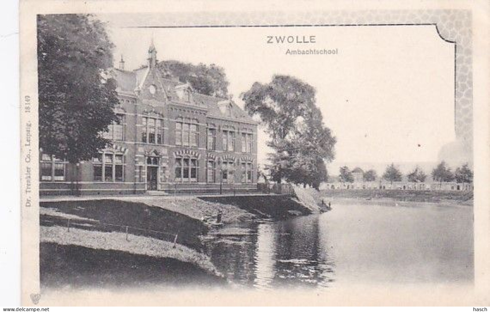 1854	98	Zwolle, Ambachtschool (poststempel 1901) - Zwolle