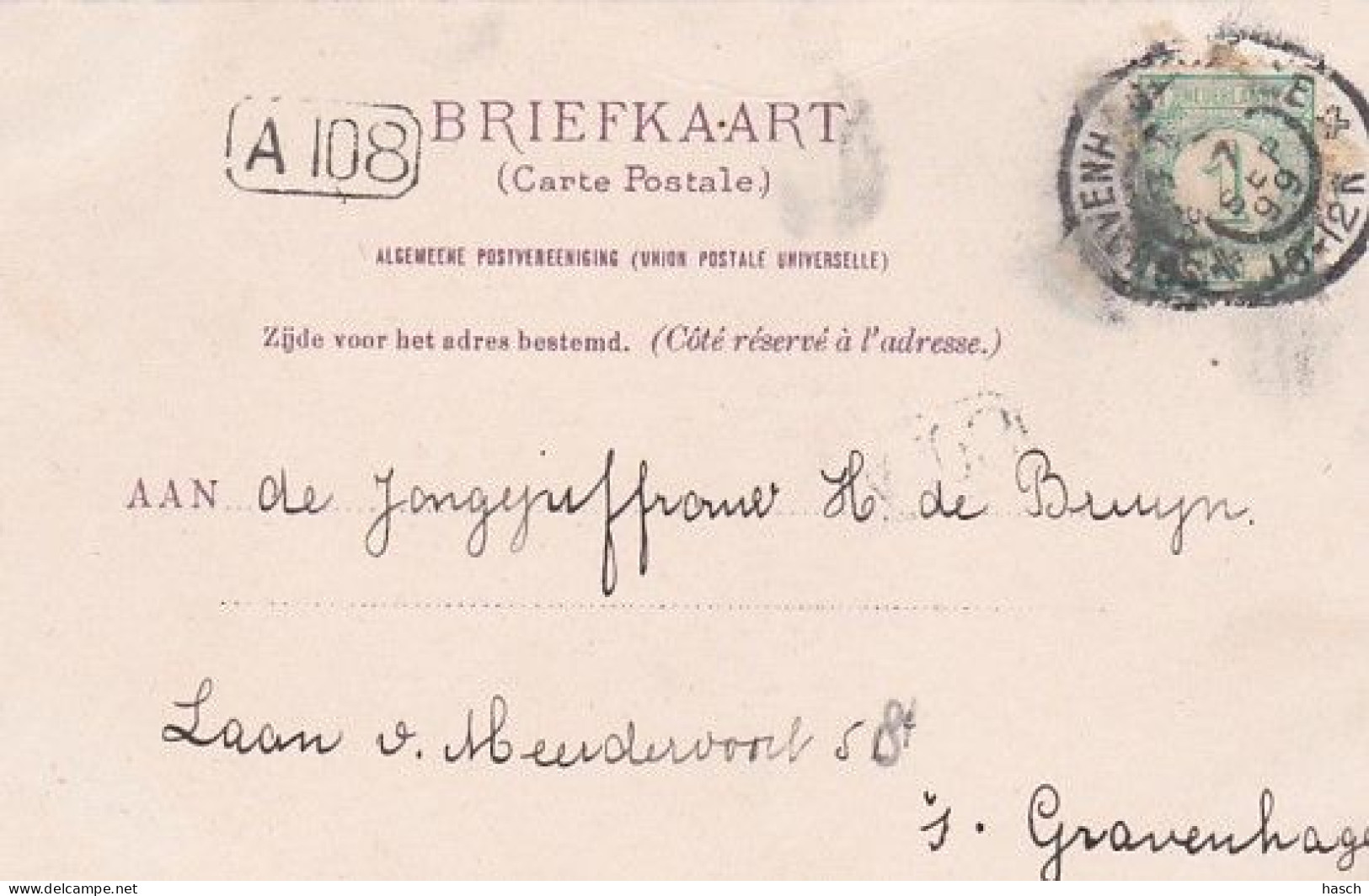 1854	101	Groete Uit ’s Gravenhage, Paleis Van Justitie (poststempel 1899)1854	 - Den Haag ('s-Gravenhage)