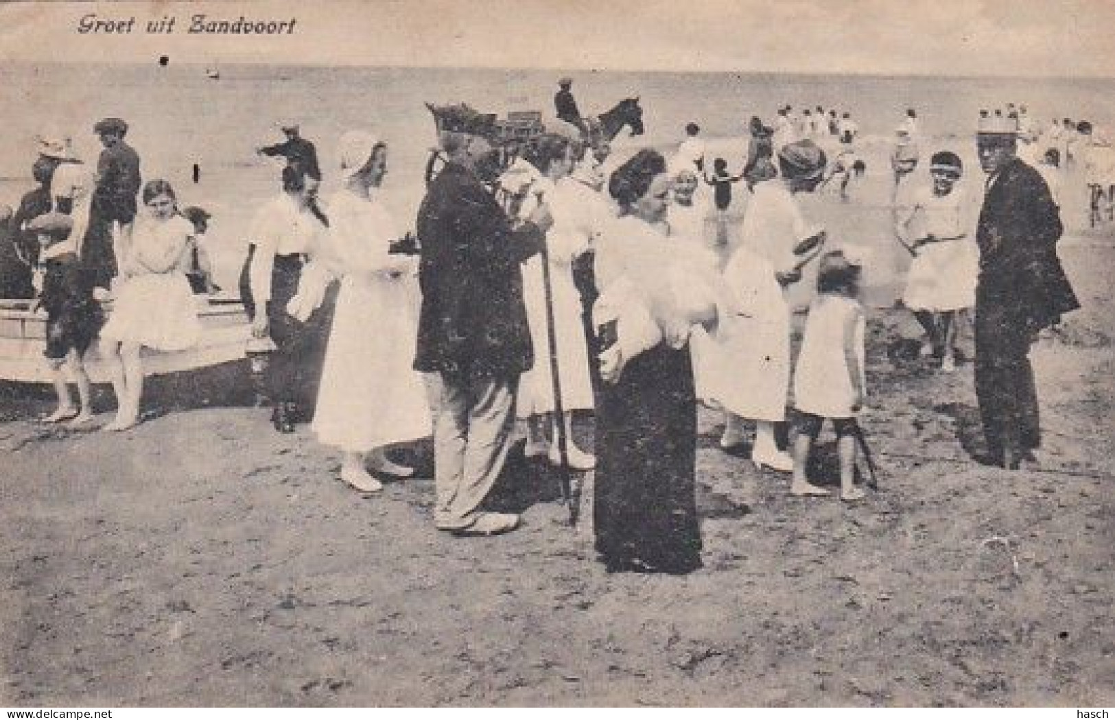 1854	55	Groet Uit Zandvoort (zie Hoeken En Achterkant) - Zandvoort